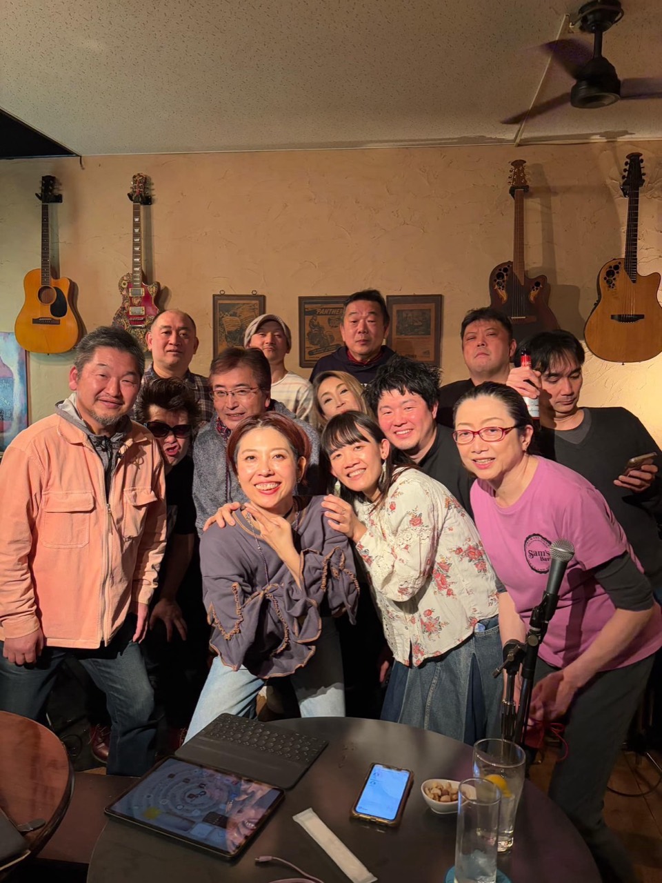 ライブ後の集合写真